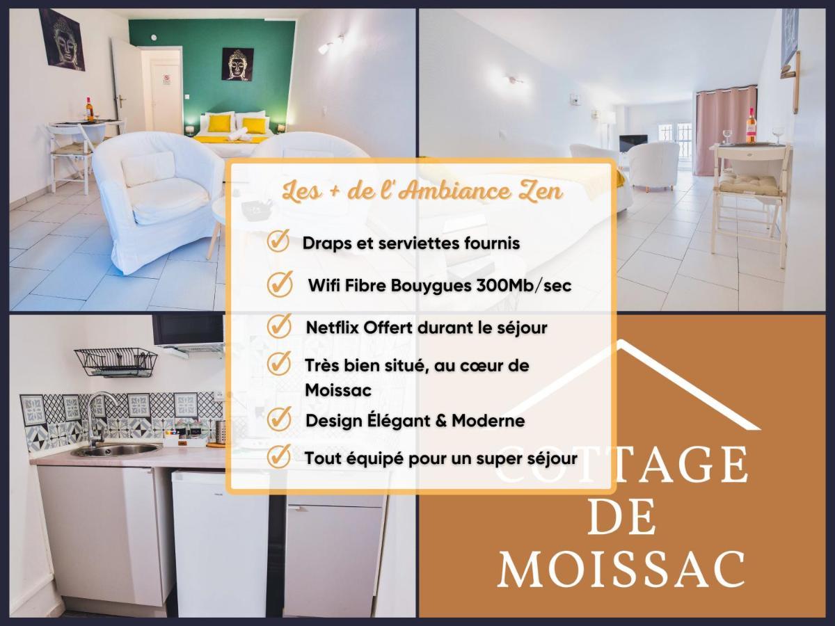 Apt T1 Cosy Et Ambiance Zen "Cottage De Moissac" Dış mekan fotoğraf